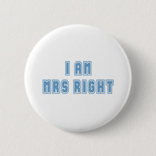 Macaron Rond 5 Cm Je suis Mme Right
