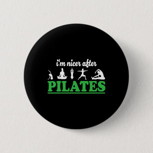 Macaron Rond 5 Cm Je suis plus gentil après Pilates Professeur de fi