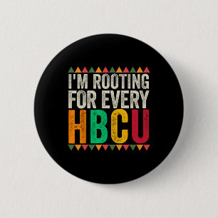 Macaron Rond 5 Cm Je suis pour chaque diplômé Hbcu Hbcu College