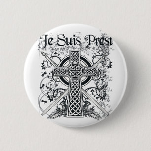 Macaron Rond 5 Cm Je Suis Prest Fraser Family Motto