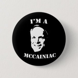 Macaron Rond 5 Cm Je suis un bouton de McCainiac
