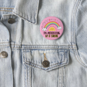 Macaron Rond 5 Cm Je suis une Mère * Rayon de Sunshine Ensemble de s