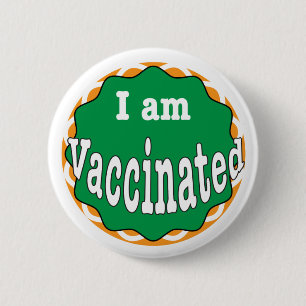 Macaron Rond 5 Cm Je Suis Vacciné