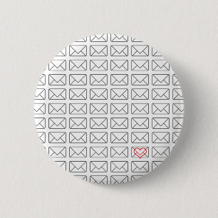 Macaron Rond 5 Cm Je t'aime note inspirée