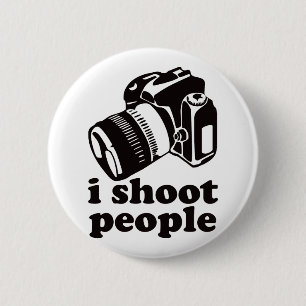 Macaron Rond 5 Cm Je tire des personnes !