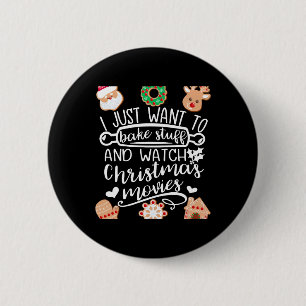 Macaron Rond 5 Cm Je veux juste faire cuire des trucs Regarder les f