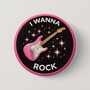 Macaron Rond 5 Cm Je veux rocker