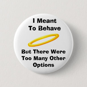 Macaron Rond 5 Cm Je Voulais Comporter Bouton