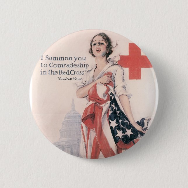 Macaron Rond 5 Cm Je vous appelle à la camaraderie (Devant)