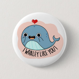 Macaron Rond 5 Cm Je Whaley Aime Votre Amusant Whale Pun