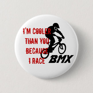 Macaron Rond 5 Cm J'emballe le bouton de BMX