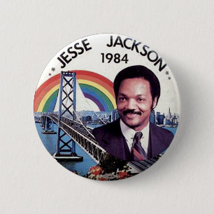 Macaron Rond 5 Cm Jesse Jackson - bouton