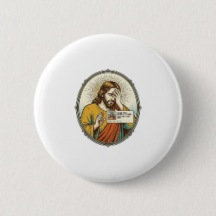 Macaron Rond 5 Cm Jésus ajouté à l'histoire au lieu d'un message dir