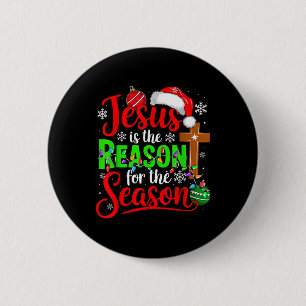 Macaron Rond 5 Cm Jésus Costume Fier Raison De La Saison Noël Sa
