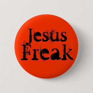 Macaron Rond 5 Cm Jesus Freak