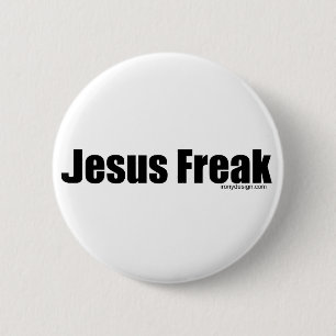 Macaron Rond 5 Cm Jesus Freak