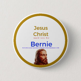 Macaron Rond 5 Cm Jésus pour Bernie