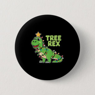 Macaron Rond 5 Cm Jeu Arbre Enfants Rex Jeu de Noël Dinosaure