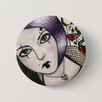 Macaron Rond 5 Cm Jeu avec l'insigne de la mort