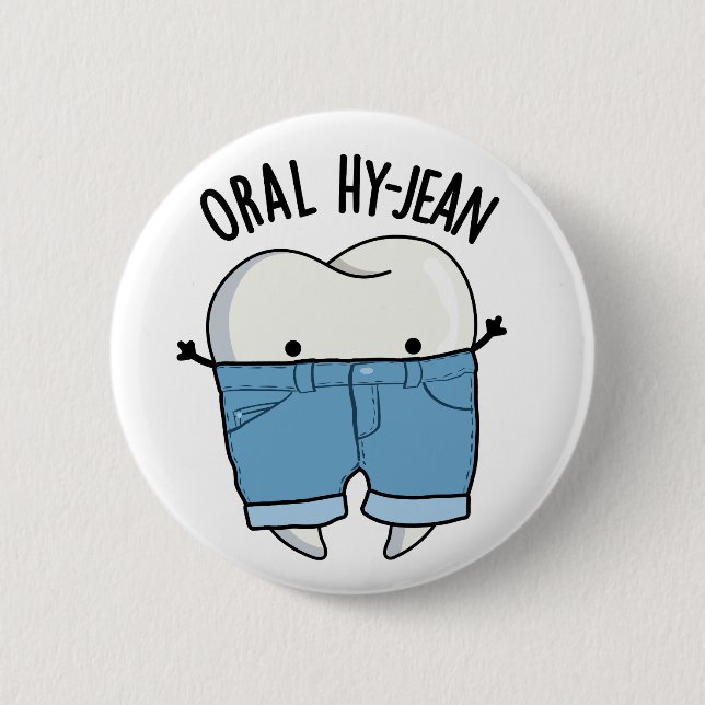 Macaron Rond 5 Cm Jeu de dents amusant Hy-jean Oral (Devant)