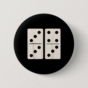 Macaron Rond 5 Cm Jeu de domino 6 7 Drôle 67 Alpha Argot Gen Z Brain