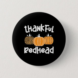 Macaron Rond 5 Cm Jeu de grâce Thanksgiving Red Haired Woman 1