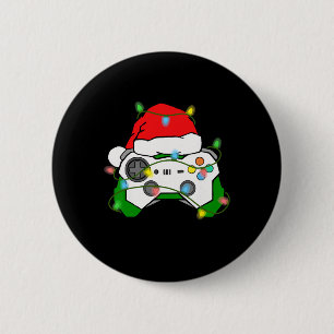 Macaron Rond 5 Cm Jeu de Noël Jeu de Noël Santa Hat jeu vidéo Contra
