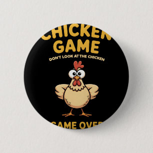 Macaron Rond 5 Cm Jeu de poulet Ne regardez pas le jeu de poulet Gam