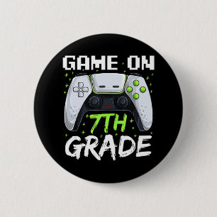 Macaron Rond 5 Cm Jeu En 7E Année Amusement Retour À L'École Gamer B