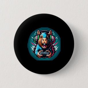 Macaron Rond 5 Cm Jeu vidéo Capybara Jeu