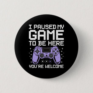 Macaron Rond 5 Cm Jeu Vidéo cool Art Pour Hommes Femmes Vidéo Gamer 