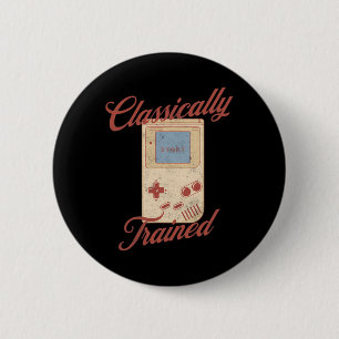 Macaron Rond 5 Cm Jeu vidéo Retro Vintage de formation Jeux de poche