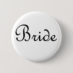 Macaron Rond 5 Cm Jeune mariée