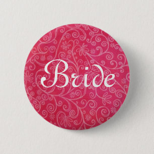 Macaron Rond 5 Cm Jeune mariée