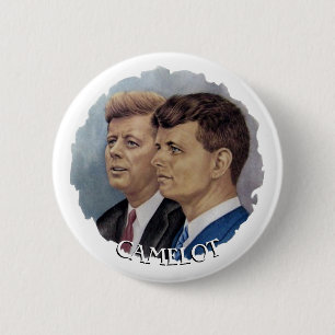 Macaron Rond 5 Cm JFK et RFK