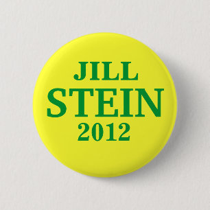 Macaron Rond 5 Cm Jill STEIN POUR le PRÉSIDENT 2012