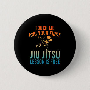 Macaron Rond 5 Cm Jiu Jitsu Art pour hommes femmes Jujitsu Brésilien