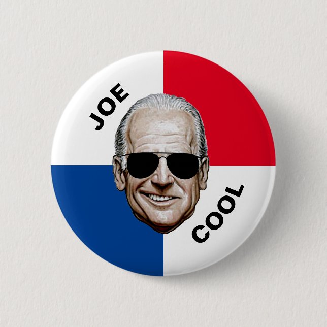 Macaron Rond 5 Cm Joe Biden 2020 (Devant)