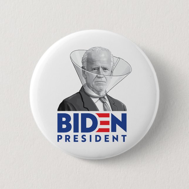 Macaron Rond 5 Cm Joe Biden 2020 (Devant)