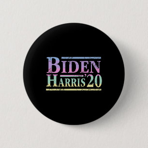 Macaron Rond 5 Cm Joe Biden Kamala Harris 2020 Election Anti Trump