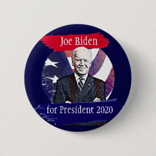 Macaron Rond 5 Cm Joe Biden pour le scrutin présidentiel de 2020 aux