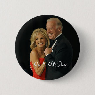 Macaron Rond 5 Cm Joe et Jill Biden