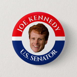 Macaron Rond 5 Cm Joe Kennedy pour le sénateur