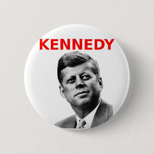 Macaron Rond 5 Cm John F. Kennedy