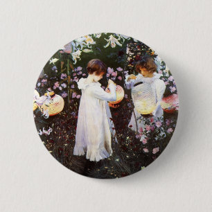 Macaron Rond 5 Cm John Sargent : Carnation, Lily, Rose
