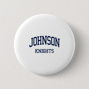 Macaron Rond 5 Cm Johnson High School S Gainesville Ga Retro Sports