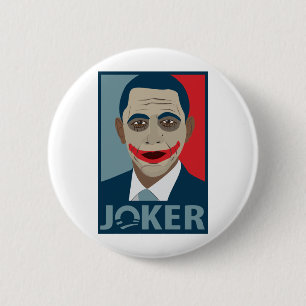 Macaron Rond 5 Cm Joker d'Anti-Obama