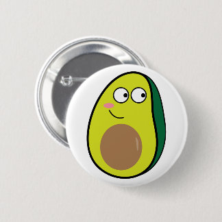Macaron Rond 5 Cm Joli bouton à broche en forme d'avocat | Épingle d