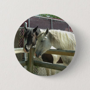 Macaron Rond 5 Cm Joli cheval