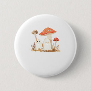 Macaron Rond 5 Cm Joli Cottagecore Goblincore Champignon Mignon Épou